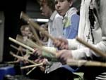 kids drumming